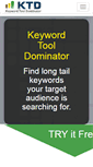 Mobile Screenshot of keywordtooldominator.com